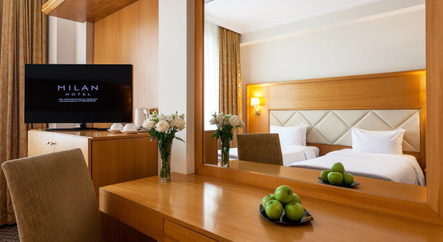 Standard- dobbelt værelse Milan Hotel Moscow