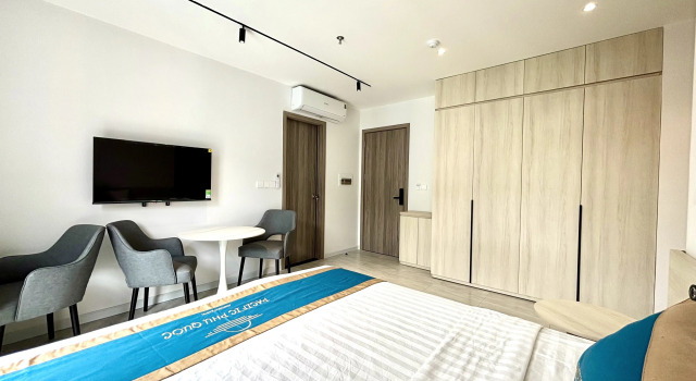 Двухместная студия Comfort с видом на внутренний двор Апарт-отель Pacific Apartment Phu Quoc