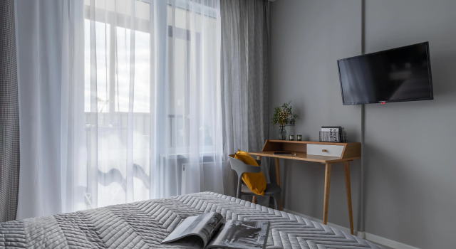 Двухместные апартаменты с балконом Апартаменты Modern Apart in St.Petersburg