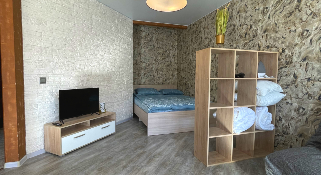 Pskov City Apartments Baltiyskaya  Flat, Rezerwuj Apartament Hotele w Obwód pskowski z parkingiem, Parking