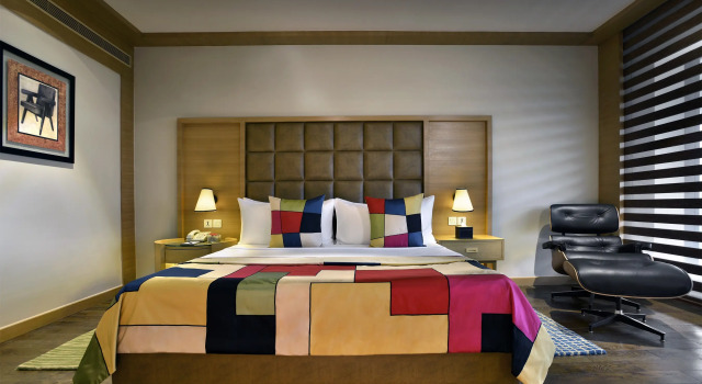 Двухместный номер Deluxe с красивым видом из окна Отель The Lalit Chandigarh