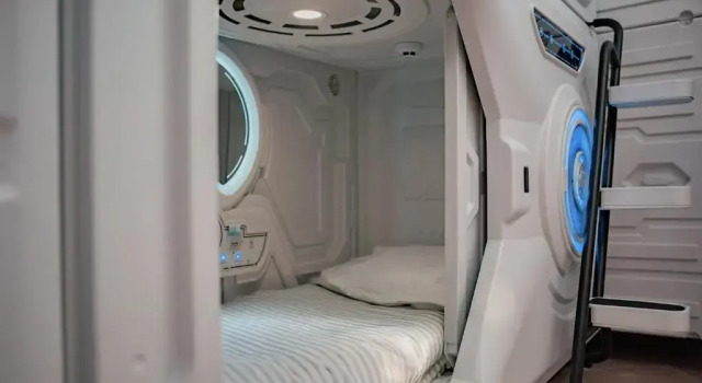 Одноместная капсула без санузла/душа Стандартная Мини-отель Qonoq capsule airport