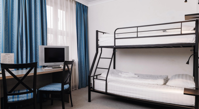 Économie double chambre Vue sur la ville Podmoskovie - Hostel