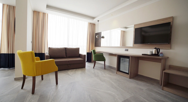 Трёхместный номер Deluxe с балконом Seyir Village Hotel