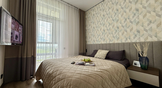S Odnoj Spalnej Cherry Flat, Prenota Appartamento Novo-Savinovskiy district 
