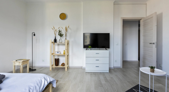 SmartApart-42 Dvukhkomnatnaya u Metro Mar'ina Roshcha v Novom Dome Flat, Rezervați Apartament Maryina Roshcha SVAO Area