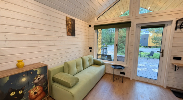 Dvukhkomnatny Zeleny Barn 1 Private house, Reserva ahora Casa o chalet Hoteles en Karelia con aparcamiento, Aparcamiento