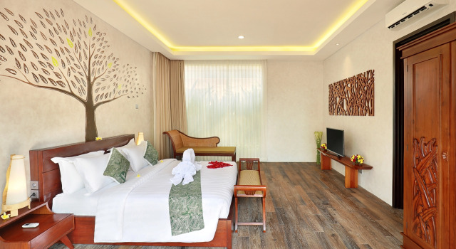 Четырёхместная вилла с 2 комнатами The Miracle Villa Nusa Dua