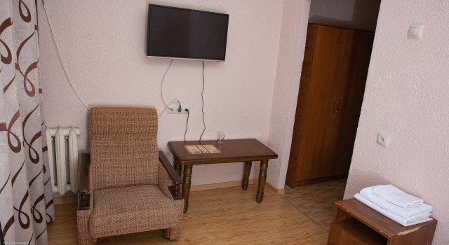 Одноместный номер Standard с балконом и рядом с пляжем Гостиница Каспий