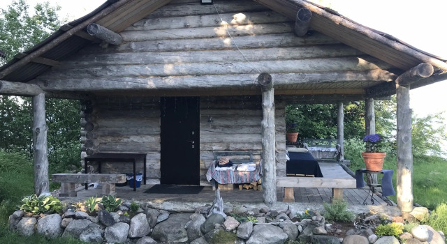 Коттедж с красивым видом из окна Дом Lake house on Onego 2