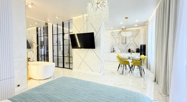 Studiya 44 M² 1 Krovat Flat, Prenota Appartamento Hotel a Tatarstan con parcheggio, Parcheggio