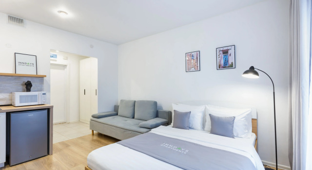 Inndays Apartments on Kuprina Flat, Rezerwuj Apartament Novomoskovsky Administrative Okrug Moskwa