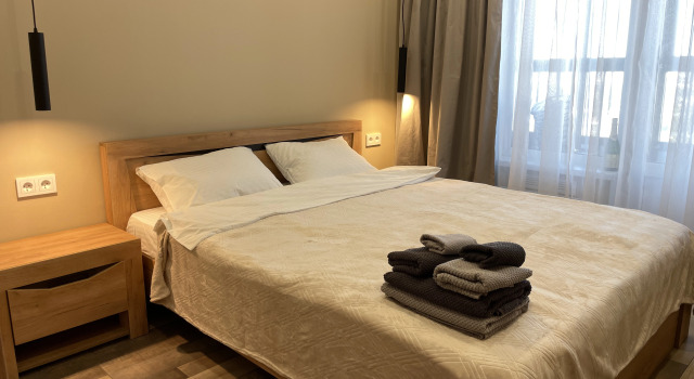 S potryasayuschim vidom na Irkutsk Flat, Boek Appartement Sverdlovsk Administrative District Irkoetsk