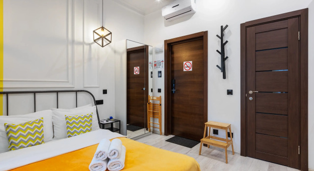 Студия Stylish Deluxe с видом на город Апарт-отель Axis.Moscow Island