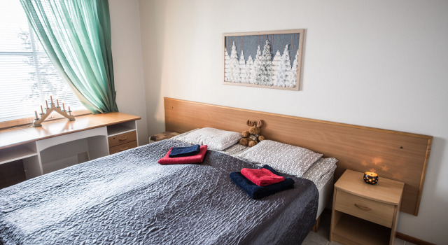 Четырёхместный номер Standard с балконом и с красивым видом из окна Arctic Resort Delight