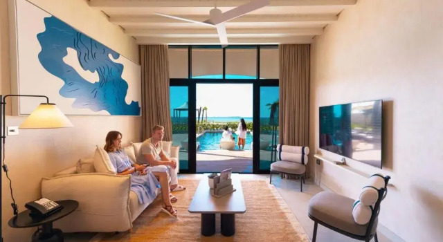 Вилла с собственным бассейном Beach с 2 комнатами Bab Al Nojoum Hudayriyat Villas