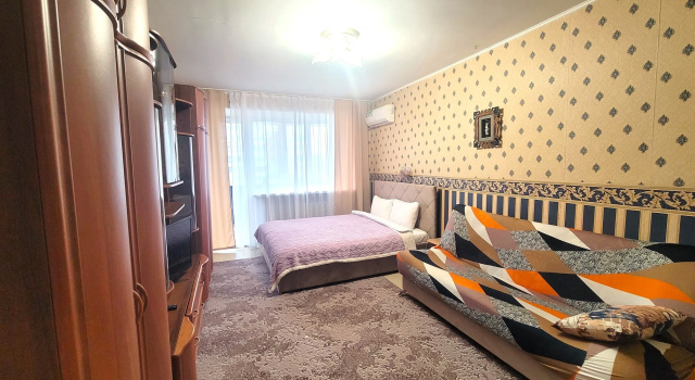 Квартира Время дома для 3 гостей рядом с Нагорным парком
