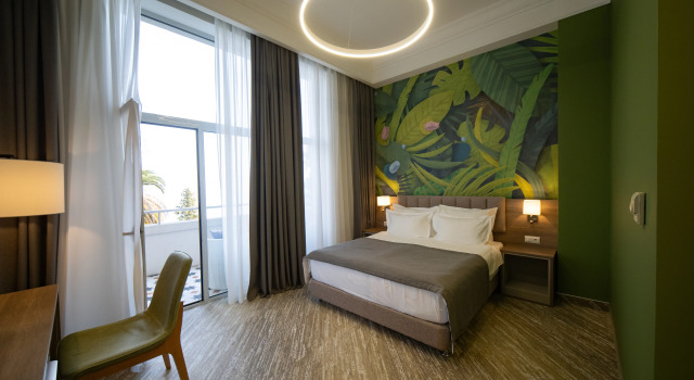 Двухместный Комфорт с балконом и с видом на море Отель Garden Resort