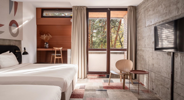 Трёхместный номер Superior с балконом и с красивым видом из окна Forest Hotel