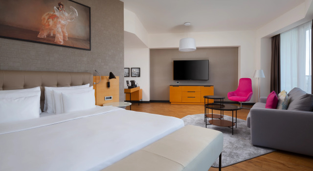 Двухместный полулюкс с балконом и с видом на море Radisson Collection Парадиз СПА, Сочи