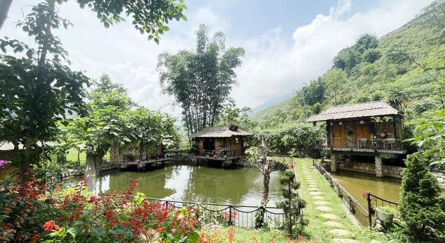 Bamboo Eco Sapa Bungalow, Rezervovat Vila Hotely v Lao Cai s bazénem, Bazén
