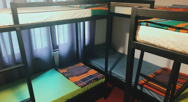 Кровать в общем номере Хостел The Place