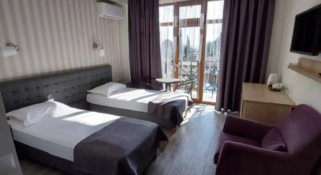 Двухместный номер Standard с балконом и с красивым видом из окна Отель Rit_hotel