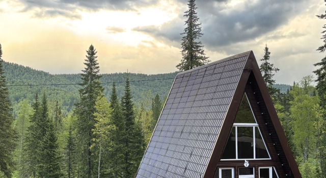 Частный дом A-frame
