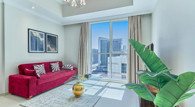 Апартаменты Bnbmehomes | Cozy 1BR Suite nr Dubai Mall & Burj Khalifa - 1306, Забронировать Апартаменты/квартира Даунтаун Дубай , рядом с Дубайский аквариум
