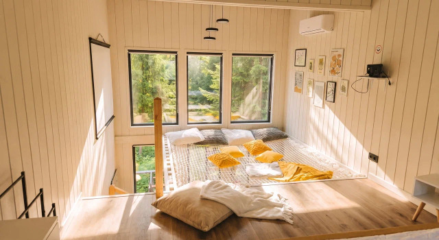 Domik Indi s Gamakom i Proyektorom Private House, Rezervovat Rekreační dům Hotely v Shchyolkovsky District s parkováním, Parkování