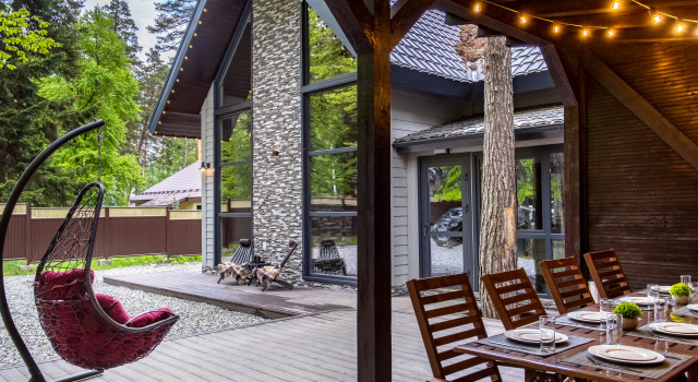 Коттедж с 5 комнатами с балконом и с панорамным видом Forest Inn