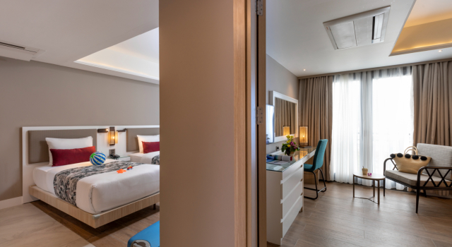Четырёхместный семейный номер Deluxe с видом на город WOOVO Phuket Patong - by Swandor