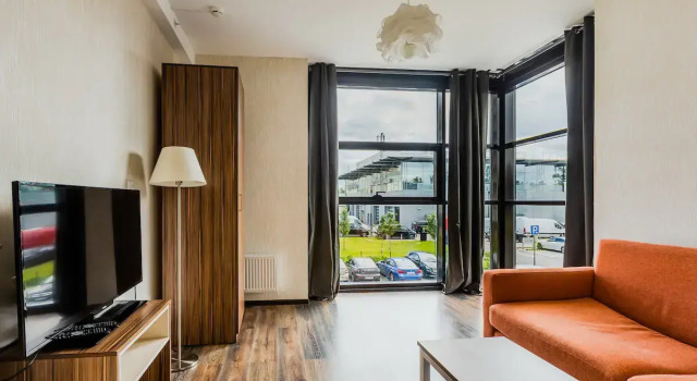 Двухместные апартаменты Superior с 2 комнатами с балконом Апартаменты a.m. Rooms Pulkovo Park Deluxe