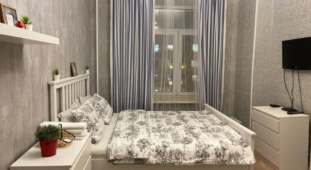 Апартаменты Квартира Top Rooms: Двухкомнатная у метро Проспект Мира