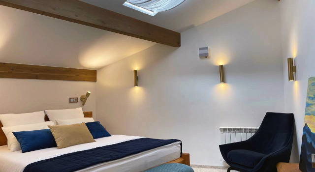Четырёхместный люкс Premium с красивым видом из окна Отель Soloh SPA Village