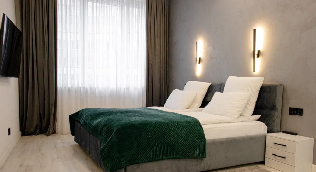Номер Deluxe Апартаменты Центр, парковая зона, новый дом, охраняемая парковка, Колибри#24 1