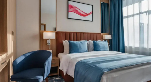 Двухместные апартаменты с кухней Ramada by Wyndham Astana