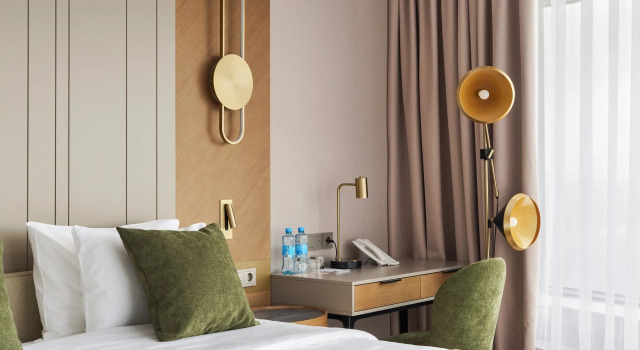 Двухместный номер Стандартный Отель Лахта Тауэрс by ZONT Hotel Group