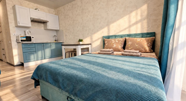 Studiya 4-kh Mestnaya ot Romlex v Shage ot Gor.ist. Volna i Sosnovogo Bora Apartments, Buchen Sie Ferienwohnung Hotels in Tyumen Region mit Parkplatz, Parkplätze