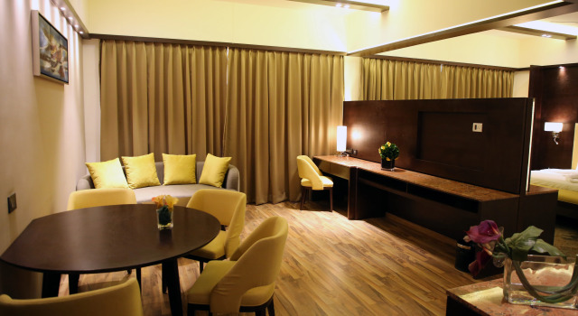 Люкс с красивым видом из окна Hariyali Resort