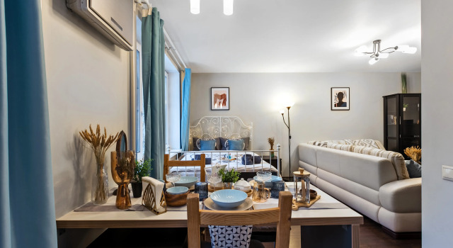 SmartApart-12 u Metro Tsvetnoy Bul'var Ryadom s Tsirkom Nikulina i Tsentral'nym Rynkom Flat, Réserver Appartement Hôtels pas chers à Moscou, près de Vysokopetrovsky Monastery