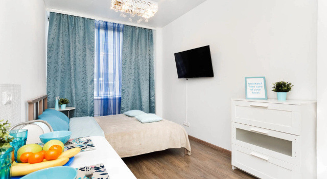 Двухместные апартаменты с видом на город Апартаменты Apartanik Малышева 42 а-312