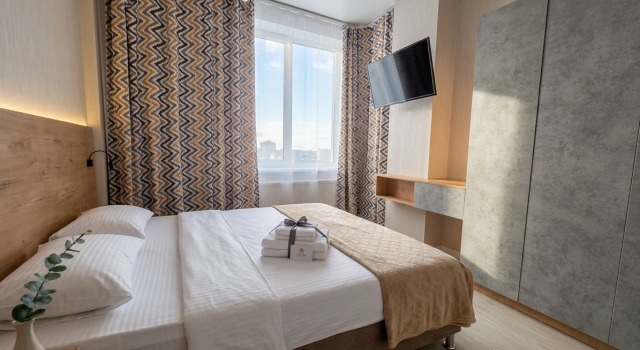 Habitación doble Confort 1 dormitorio con balcón y con vista NV Hotel  Hotel