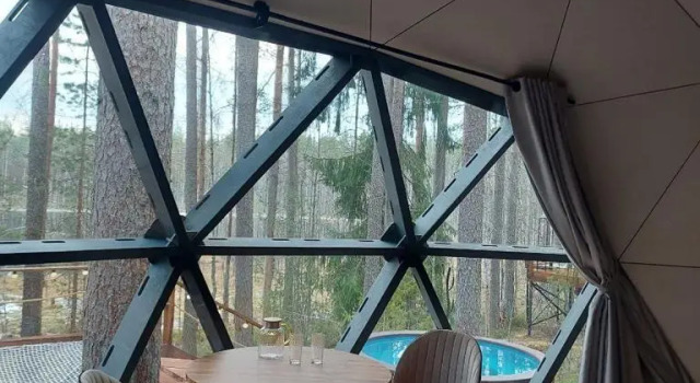 Сфера клубное с красивым видом из окна База отдыха Forest Lake