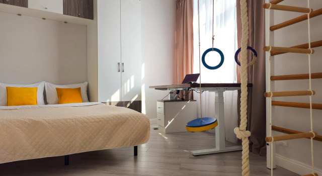 2-kh komn kvartira Lyuks Briz Trikolor u m.VDNKH do 6 chel. Flat, Book Lejlighed SVAO Area Moskva, nær Rostokino MCC Station