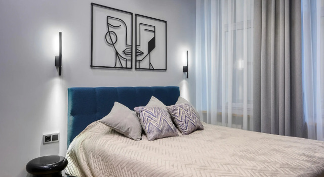 Na Kuznetskom mostu Blue Apartments, Rezervasyon Daire CAO Area Moskova, Kitay-gorod Metro Station yakınında