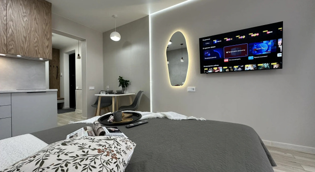Studiya Vabi-Sabi Evropeyskiy Kvartal Flat, Prenota Appartamento Hotel a Tyumen Region con parcheggio, Parcheggio
