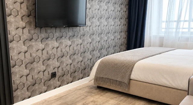 1-ke. kvartira na bazarnoy ploshchadi se vidom na prudee 22 floor Flat, Rezervați Apartament Hoteluri ieftine în Udmurtia