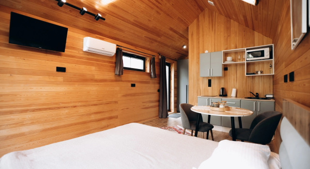 1 slaapkamer Chalet uitzicht op de rivier Recreation camp Marsel