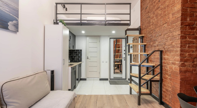 Uyutnaya Studiya V 10 Minutakh Ot Nevskogo Prospekta Flat, Rezervovat Apartmán Tsentralny district Petrohrad, poblíž Dostoevsky Museum